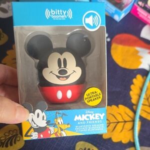 Disney Bitty Boomer Mickey Mouse Red and Black Bluetooth Speaker